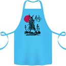 Samurai Battle MMA Kenjutsu Kendo Iaido Cotton Apron 100% Organic Turquoise