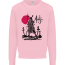 Samurai Battle MMA Kenjutsu Kendo Iaido Kids Sweatshirt Jumper Light Pink