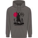 Samurai Battle MMA Kenjutsu Kendo Iaido Mens 80% Cotton Hoodie Charcoal