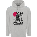 Samurai Battle MMA Kenjutsu Kendo Iaido Mens 80% Cotton Hoodie Sports Grey