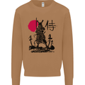 Samurai Battle MMA Kenjutsu Kendo Iaido Mens Sweatshirt Jumper Caramel Latte
