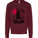 Samurai Battle MMA Kenjutsu Kendo Iaido Mens Sweatshirt Jumper Maroon
