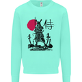 Samurai Battle MMA Kenjutsu Kendo Iaido Mens Sweatshirt Jumper Peppermint