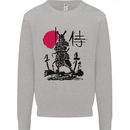 Samurai Battle MMA Kenjutsu Kendo Iaido Mens Sweatshirt Jumper Sports Grey