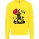 Samurai Battle MMA Kenjutsu Kendo Iaido Mens Sweatshirt Jumper Yellow