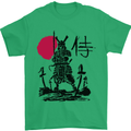 Samurai Battle MMA Kenjutsu Kendo Iaido Mens T-Shirt 100% Cotton Irish Green