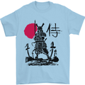 Samurai Battle MMA Kenjutsu Kendo Iaido Mens T-Shirt 100% Cotton Light Blue