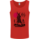Samurai Battle MMA Kenjutsu Kendo Iaido Mens Vest Tank Top Red