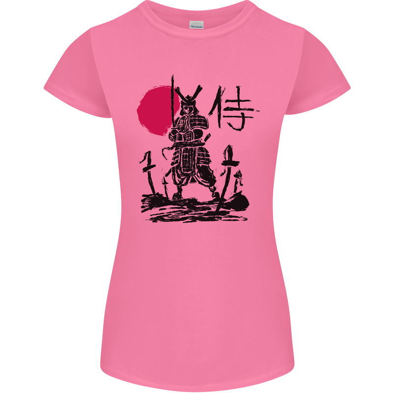 Samurai Battle MMA Kenjutsu Kendo Iaido Womens Petite Cut T-Shirt Azalea