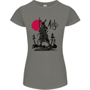 Samurai Battle MMA Kenjutsu Kendo Iaido Womens Petite Cut T-Shirt Charcoal