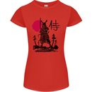 Samurai Battle MMA Kenjutsu Kendo Iaido Womens Petite Cut T-Shirt Red