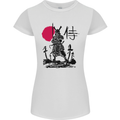 Samurai Battle MMA Kenjutsu Kendo Iaido Womens Petite Cut T-Shirt White