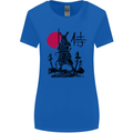 Samurai Battle MMA Kenjutsu Kendo Iaido Womens Wider Cut T-Shirt Royal Blue