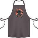 Samurai Cthulhu Kraken Cotton Apron 100% Organic Dark Grey