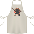 Samurai Cthulhu Kraken Cotton Apron 100% Organic Natural