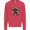 Samurai Cthulhu Kraken Kids Sweatshirt Jumper Heliconia