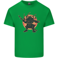 Samurai Cthulhu Kraken Kids T-Shirt Childrens Irish Green