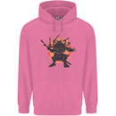 Samurai Cthulhu Kraken Mens 80% Cotton Hoodie Azelea