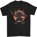Samurai Cthulhu Kraken Mens T-Shirt Cotton Gildan Black