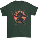 Samurai Cthulhu Kraken Mens T-Shirt Cotton Gildan Forest Green
