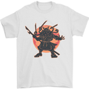 Samurai Cthulhu Kraken Mens T-Shirt Cotton Gildan White