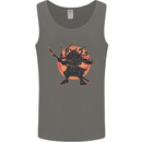 Samurai Cthulhu Kraken Mens Vest Tank Top Charcoal
