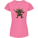 Samurai Cthulhu Kraken Womens Petite Cut T-Shirt Azalea