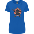 Samurai Cthulhu Kraken Womens Wider Cut T-Shirt Royal Blue