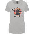Samurai Cthulhu Kraken Womens Wider Cut T-Shirt Sports Grey