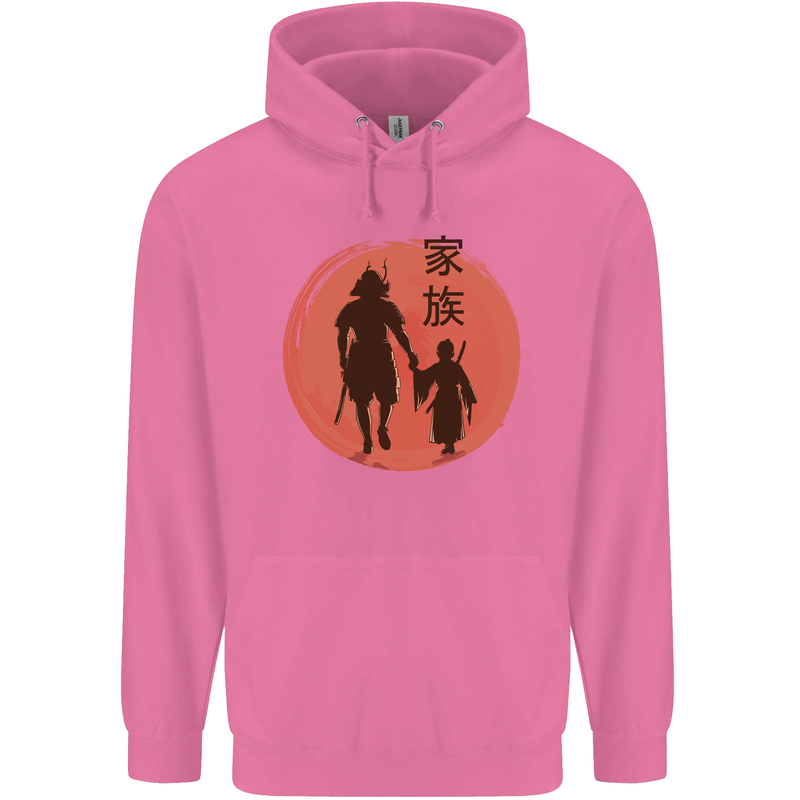 Samurai Dad Son Fathers Day MMA Martial Arts Mens 80% Cotton Hoodie Azelea