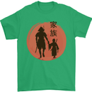 Samurai Dad Son Fathers Day MMA Martial Arts Mens T-Shirt 100% Cotton Irish Green