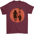 Samurai Dad Son Fathers Day MMA Martial Arts Mens T-Shirt 100% Cotton Maroon