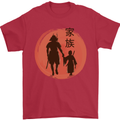 Samurai Dad Son Fathers Day MMA Martial Arts Mens T-Shirt 100% Cotton Red