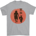 Samurai Dad Son Fathers Day MMA Martial Arts Mens T-Shirt 100% Cotton Sports Grey