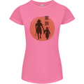 Samurai Dad Son Fathers Day MMA Martial Arts Womens Petite Cut T-Shirt Azalea