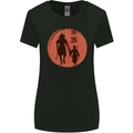 Samurai Dad Son Fathers Day MMA Martial Arts Womens Wider Cut T-Shirt Black