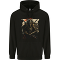 Samurai Extreme Japanese Fantasy Warrior Mens 80% Cotton Hoodie Black