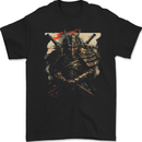 Samurai Extreme Japanese Fantasy Warrior Mens Gildan Cotton T-Shirt Black