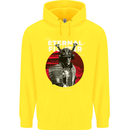Samurai Fighter Skull MMA Mixed Martial Arts Childrens Kids Hoodie Yellow