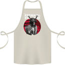 Samurai Fighter Skull MMA Mixed Martial Arts Cotton Apron 100% Organic Natural