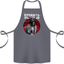 Samurai Fighter Skull MMA Mixed Martial Arts Cotton Apron 100% Organic Steel