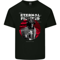 Samurai Fighter Skull MMA Mixed Martial Arts Mens Cotton T-Shirt Tee Top Black