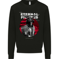 Samurai Fighter Skull MMA Mixed Martial Arts Mens Sweatshirt Jumper Black