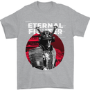 Samurai Fighter Skull MMA Mixed Martial Arts Mens T-Shirt 100% Cotton Sports Grey