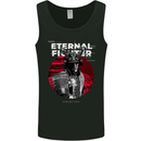 Samurai Fighter Skull MMA Mixed Martial Arts Mens Vest Tank Top Black
