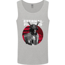 Samurai Fighter Skull MMA Mixed Martial Arts Mens Vest Tank Top Sports Grey