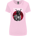 Samurai Fighter Skull MMA Mixed Martial Arts Womens Wider Cut T-Shirt Light Pink