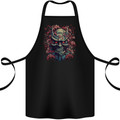 Samurai Oni Mask Bushido Ronin MMA Cotton Apron 100% Organic Black