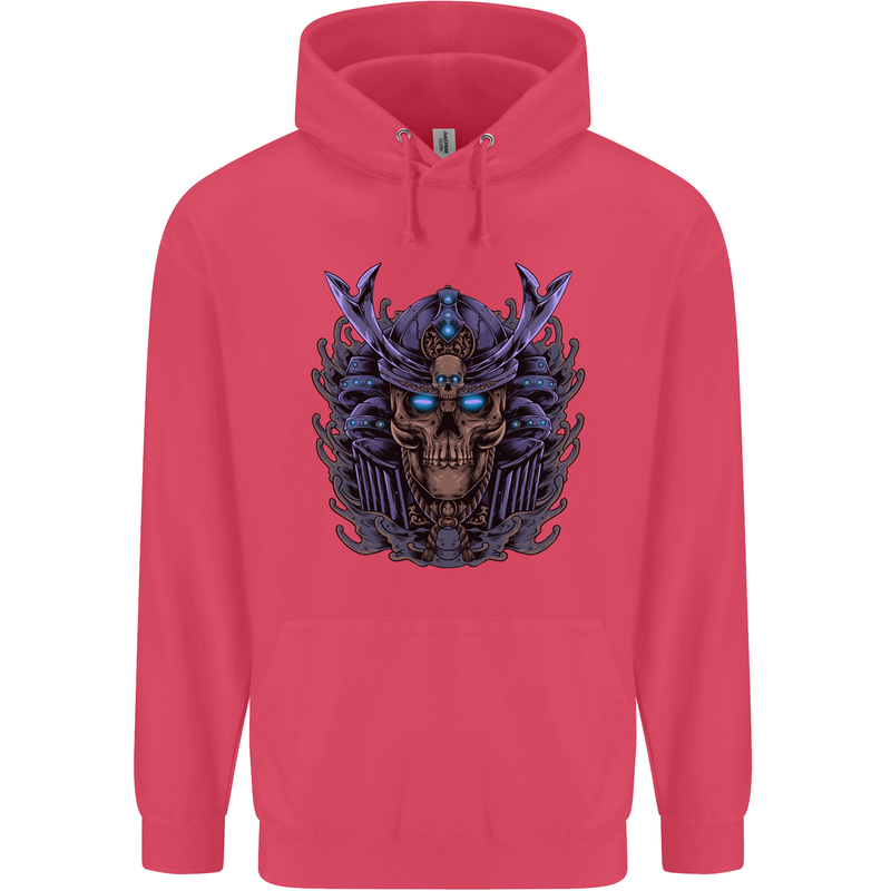 Samurai Skull MMA Martial Arts Gym Training Childrens Kids Hoodie Heliconia