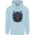 Samurai Skull MMA Martial Arts Gym Training Childrens Kids Hoodie Light Blue